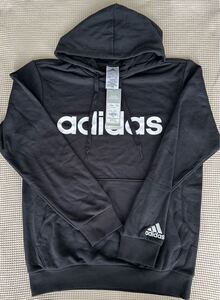 adidas ブラック　フード付きパーカー　M 定価税込¥6270