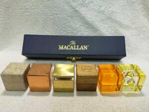 非売品　The MACALLAN マッカラン The SIX PILLARS ザ・シックス・ピラーズ キューブ セット 元箱　レア　希少　ウイスキー　販売促進