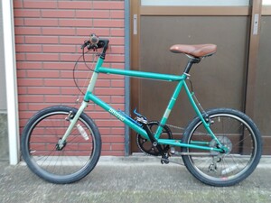 分解整備済み BRUNO ブルーノ ミニベロ 20インチ 自転車 Tバータイプ サイズ45cm 1×8S 動作確認済み美品