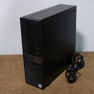 【中古】DELL Optiplex7060 SF/Corei7-8700-3.2GHz(4.6GHz)/SSD256GB/mem64GB/win10