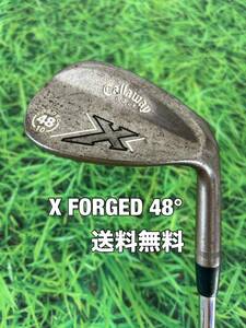 ☆希少ロフト☆送料無料☆Callaway(キャロウェイ)X FORGED ウェッジ☆ロフト：48°☆