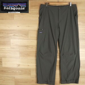 L1Y/R4.4-3　patagonia　パタゴニア　アルパインパンツ　ナイロンパンツ　アウトドア　メンズ　グレー系　アメリカ古着　サイズ38