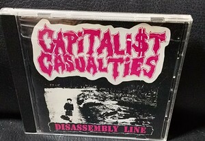 Capitalist Casualties / Disassembly Line CD Power Violence Spazz Slap A Ham