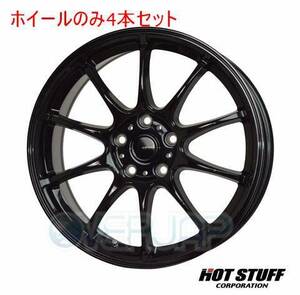 4本セット HOT STUFF G.speed G-07 メタリックブラック (MBK) 17インチ 7.0J 114.3/5 55 アコード CL7