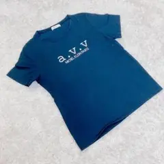 アーヴェヴェ　a.v.v　半袖　トップス　カットソー　XL　Tシャツ　黒色