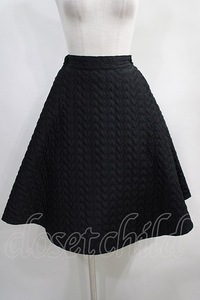 Candy Stripper / HEART QUILT SKIRT 1 黒 H-24-04-19-022-PU-SK-KB-ZT189