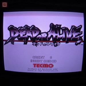 1円〜 テクモ/TECMO デッドオアアライブ DEAD OR ALIVE DOA イン取帯純正 おまけ技表付き 動作確認済【40