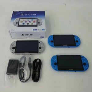 1円【ジャンク】SONY ソニー/PS VITA 3台まとめて/PCH-2000/84