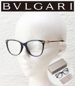 新品【BVLGARI ブルガリ】 ビーゼロワンジュエリー メガネフレーム 眼鏡 黒×ゴールド v5888 プレゼントにも最適