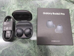 現状品 簡易動作確認済み SAMSUNG サムスン Galaxy Buds2 Pro SM-R510 ワイヤレスイヤホン 黒 ブラック Bluetooth 激安1円スタート