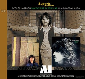 GEORGE HARRISON / SOMEWHERE IN ENGLAND AI AUDIO COMPANION AI NEW REMIX & ORIGINAL REJECTED ALBUM【新品輸入2CD】