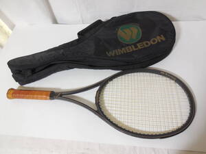 □テニスラケット WIMBLEDON　VEM 15 カバー付