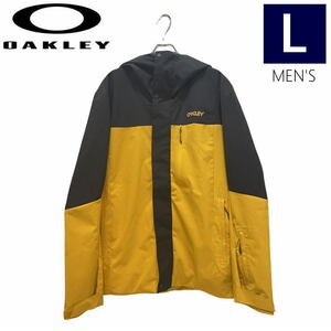 ● OAKLEY TNP TBT SHELL JKT AMBER YELLOW BLACKOUT Lサイズ メンズ スノーボード スキー ジャケット 23-24 日本正規品