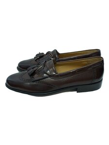 JOHNSTON&MURPHY◆ローファー/UK7.5/BRW/レザー