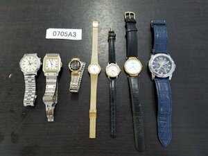 0705A3　腕時計　文字盤　ジャンク品　おまとめ7点　SEIKOセイコー　GUESS　など ※動作未確認