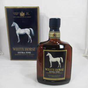 WHITE HORSE ホワイトホース エクストラファイン 特級 750ml 43% 箱付き 古酒 スコッチ 0427JC