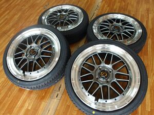 O 送料無料 深リム RM メッシュ 16 4H100 5.5J+45 グッドイヤー 165/45R16 タント ミラ N-BOX N-ONE スペーシア ムーブ デイズ アルト JDM