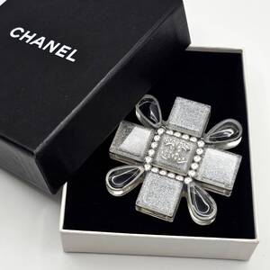 超美品　CHANEL　シャネル　ブローチ　ココマーク　ストーン　レア　Vintage　箱付