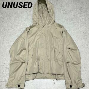 18AW 名作 UNUSED ショートモッズ ベージュ 2