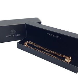 ◆美品◆ ヴェルサーチ ヴェルサーチェ VERSACE ネックレス ペンダント アクセサリー 喜平 メデューサ ゴールド系 メンズ 01-24091901-a