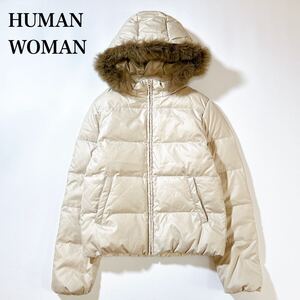 HUMAN WOMAN ヒューマンウーマン ダウンコート M ジャケット レディース C112405-47