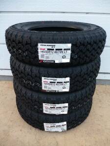 4本送料込み16,700円～★ヨコハマジオランダーKT★145/80R12　80/78LT★145R12　6PR同等品★軽トラック・軽バン★G