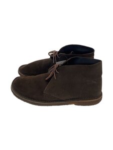 Clarks◆チャッカブーツ/UK8.5/ブラウン/茶/スウェード/061013292