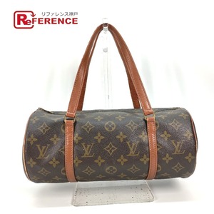 LOUIS VUITTON ルイヴィトン M51365 パピヨン 旧型 筒形 ショルダーバッグ 肩掛け モノグラム ハンドバッグ ブラウン レディース【中古】