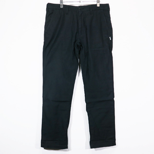 WTAPS ダブルタップス 18SS BUDS SKINNY/TROUSERS.COTTON.SATIN バッツ スキニー トラウザーズ コットン サテン ブラック パンツ Fez ten