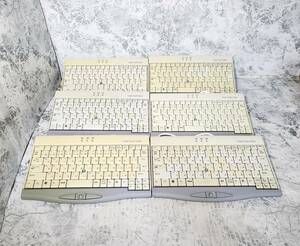 1676// 金井電器産業 MINI KEYBOARD PRO-R HMB632KJP/R スティックポインタ付き USB 6台セット