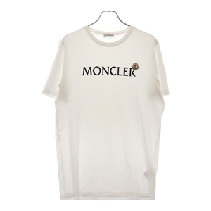 MONCLER モンクレール 21SS MAGLIA T-SHIRT ロゴワッペン 半袖クルーネック Tシャツ ホワイト G20918C00022