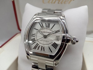 【Cartier】 ロードスター 2510 WR100M 自動巻 カルティエ 腕時計 R6.12月タイミング調整・防水検査済 時計 中古