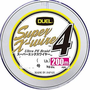 DUEL (デュエル) PEライン 釣り糸 スーパーエックスワイヤー4 ライン 釣りライン 釣具 高強度 高感度 0.6号