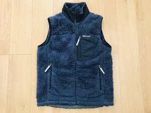 Marmot マーモット＊ボアフリースベスト＊グレーネイビー＊M