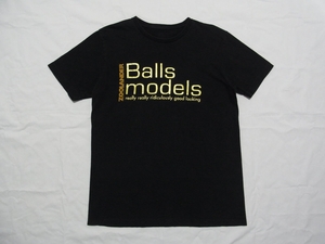 ☆ ZOOLANDER ズーランダー Balls models Tシャツ sizeL 黒 ☆USA古着 パラマウント オフィシャル コメディ 映画 ベン・スティラー