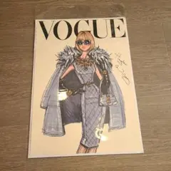 VOGUE イラスト Hayden Williams サイン入り