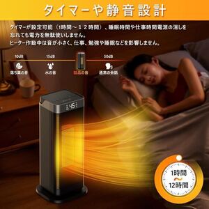 1500W セラミックファンヒーター セラミックヒーター 電気ストーブ 小型