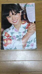 中森明菜雑誌付録ポスター