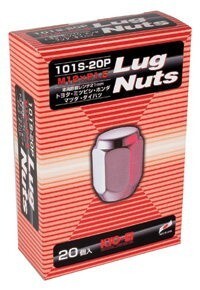 ホイールナット20個入り/デイズルークス/日産/M12X1.5/21mm/メッキ/1台分4H5H共用 101s-20p