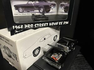 [希少品] 1/18 GMP 1968 Chevrolet Nova SS 396 PRO STREET chevy シボレー ノヴァ drag ERTL ACME American muscle 1970 アメ車