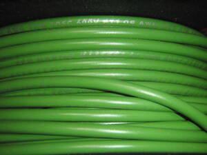 自動車 配線 マリングレード 錫メッキ配線 16AWG 1.25sq スケア 1m 切り売り 緑色 Green