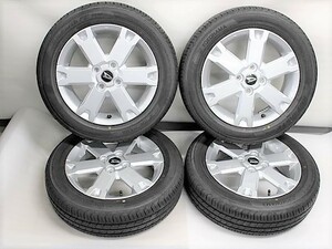 タフト　165/65R15　ヨコハマ　ブルーアース　新車外し　タイヤ＆アルミホイール４本セット