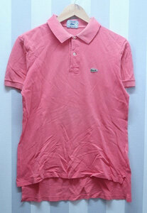 2-0029B/IZOD LACOSTE 半袖ポロシャツ 糸巻き青ワニタグ ラコステ 送料200円 