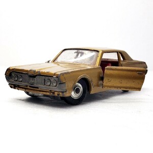 ギミック多数 約1/43 当時物 Lesney Matchbox フォード マーキュリー クーガー 昭和 名車 Ford Mercury Cougar King レズニー 1円 111715