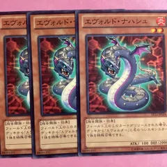 遊戯王　エヴォルド・ナハシュ　3枚　ノーマル