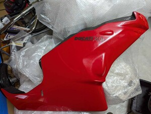 ドカティ DUCATI 749R SFC 純正 ドライカーボン アンダーカウル 右側 中古