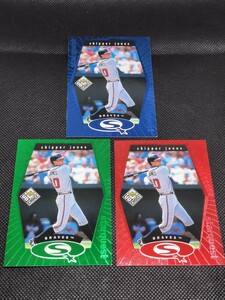 1999 UD CHOICE STARQUEST BLUE GREEN RED 3枚セット CHIPPER JONES チッパー・ジョーンズ