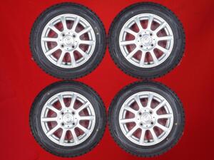 スタッドレス 4本セット 10スポークタイプ1P+ ダンロップ ウィンターMAXX01(WM01) [ 155/65R13 ] 9分山★　ワゴンR　ムーヴ　ライフstwt13