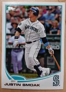 ★来日外国人 スモーク 読売 ジャイアンツ 巨人 TOPPS 2013 #512 MLB メジャーリーグ 大リーグ JUSTIN SMOAK MARINERS シアトル マリナーズ