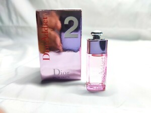【未使用】【送料無料】Christian Dior クリスチャンディオール Addict アディクト2 ミニ香水 5ml EDT オードトワレ オードゥトワレ